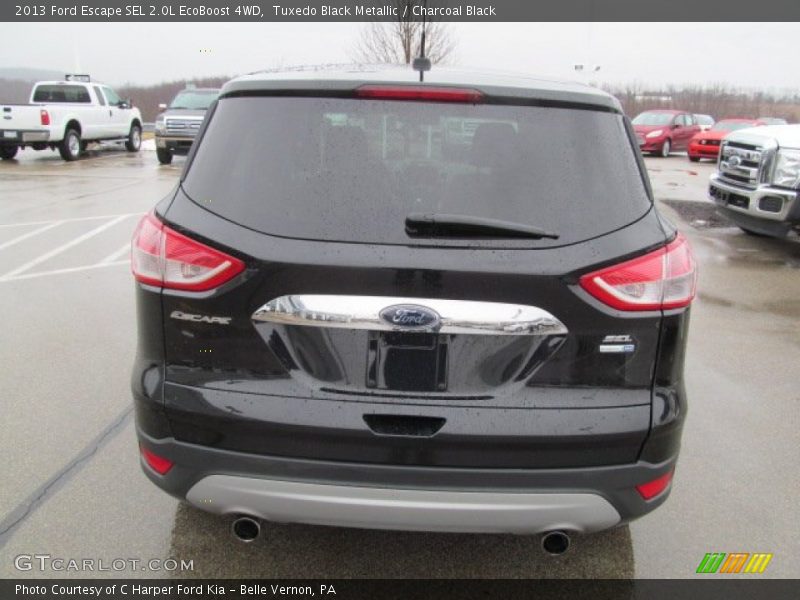 Tuxedo Black Metallic / Charcoal Black 2013 Ford Escape SEL 2.0L EcoBoost 4WD
