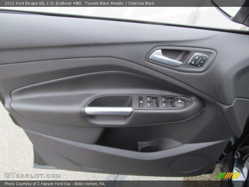Tuxedo Black Metallic / Charcoal Black 2013 Ford Escape SEL 2.0L EcoBoost 4WD