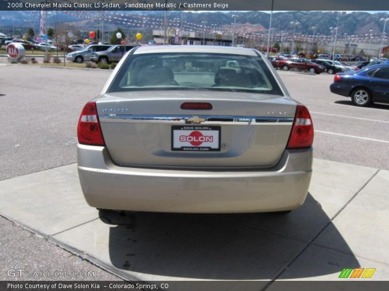 Sandstone Metallic / Cashmere Beige 2008 Chevrolet Malibu Classic LS Sedan