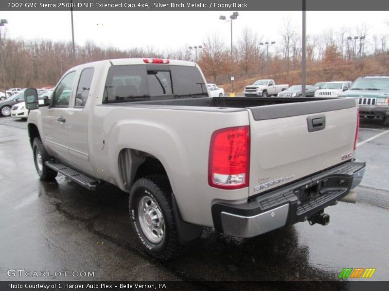  2007 Sierra 2500HD SLE Extended Cab 4x4 Silver Birch Metallic