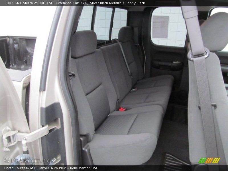 Rear Seat of 2007 Sierra 2500HD SLE Extended Cab 4x4