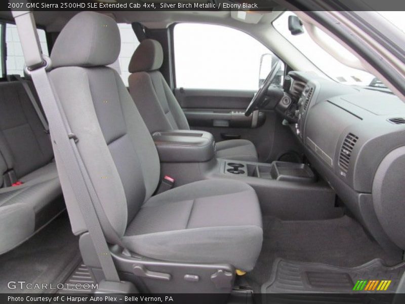  2007 Sierra 2500HD SLE Extended Cab 4x4 Ebony Black Interior