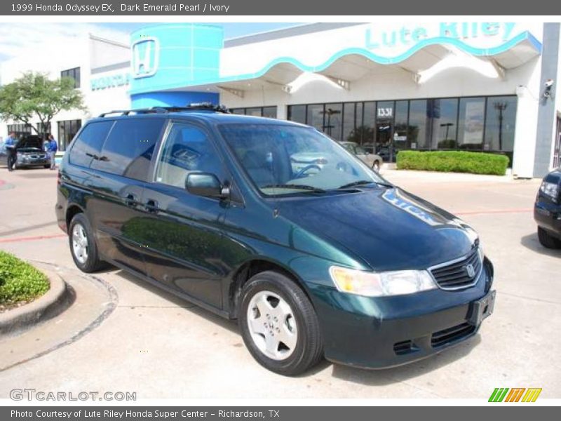 Dark Emerald Pearl / Ivory 1999 Honda Odyssey EX