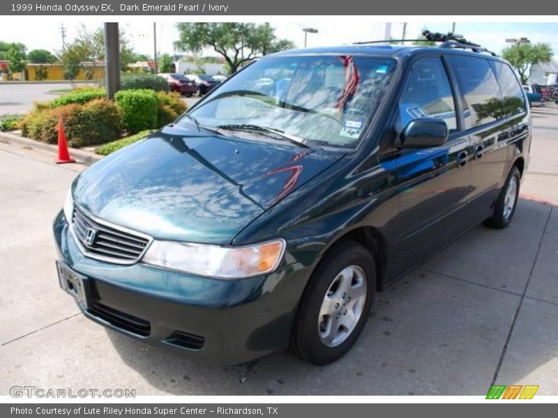 Dark Emerald Pearl / Ivory 1999 Honda Odyssey EX