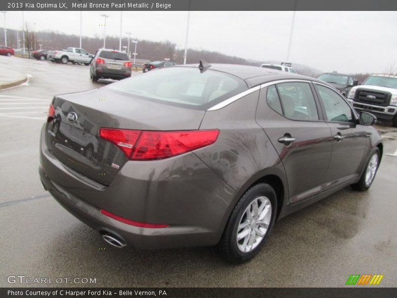 Metal Bronze Pearl Metallic / Beige 2013 Kia Optima LX