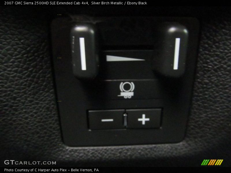 Silver Birch Metallic / Ebony Black 2007 GMC Sierra 2500HD SLE Extended Cab 4x4