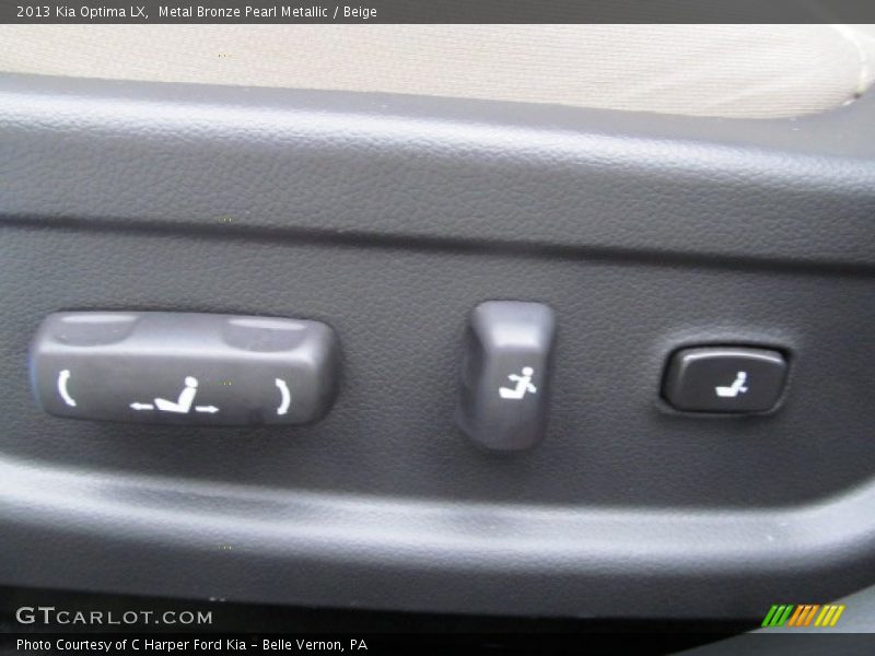 Metal Bronze Pearl Metallic / Beige 2013 Kia Optima LX