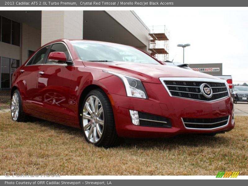 Crystal Red Tintcoat / Morello Red/Jet Black Accents 2013 Cadillac ATS 2.0L Turbo Premium