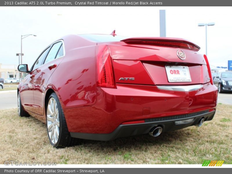 Crystal Red Tintcoat / Morello Red/Jet Black Accents 2013 Cadillac ATS 2.0L Turbo Premium