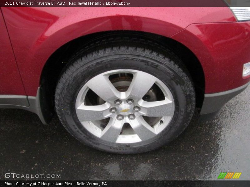 Red Jewel Metallic / Ebony/Ebony 2011 Chevrolet Traverse LT AWD