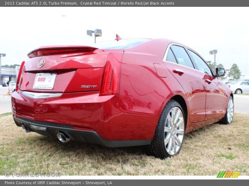 Crystal Red Tintcoat / Morello Red/Jet Black Accents 2013 Cadillac ATS 2.0L Turbo Premium