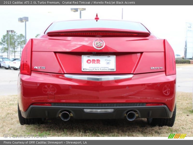 Crystal Red Tintcoat / Morello Red/Jet Black Accents 2013 Cadillac ATS 2.0L Turbo Premium