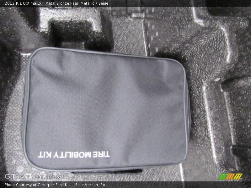 Metal Bronze Pearl Metallic / Beige 2013 Kia Optima LX