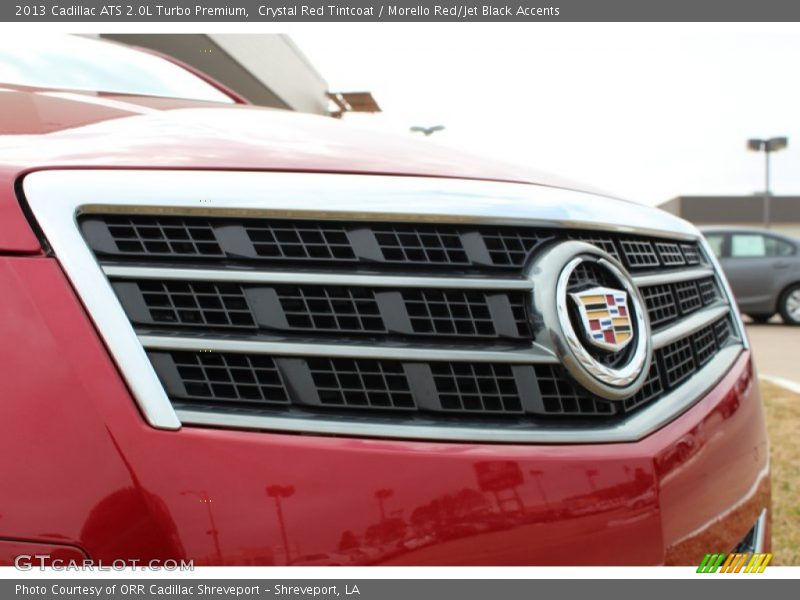 Crystal Red Tintcoat / Morello Red/Jet Black Accents 2013 Cadillac ATS 2.0L Turbo Premium