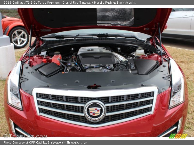 Crystal Red Tintcoat / Morello Red/Jet Black Accents 2013 Cadillac ATS 2.0L Turbo Premium