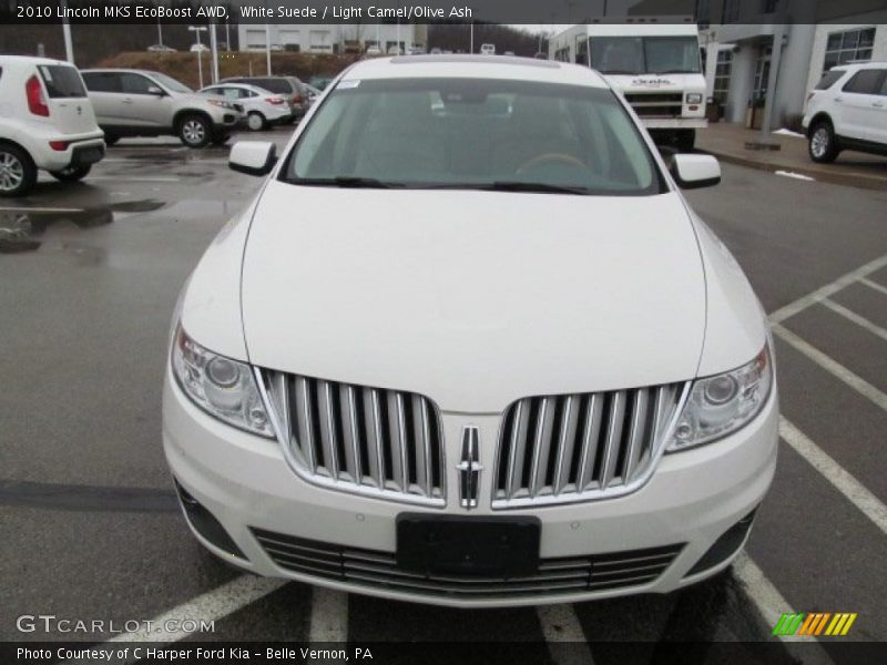 White Suede / Light Camel/Olive Ash 2010 Lincoln MKS EcoBoost AWD