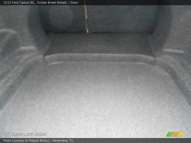  2013 Taurus SEL Trunk