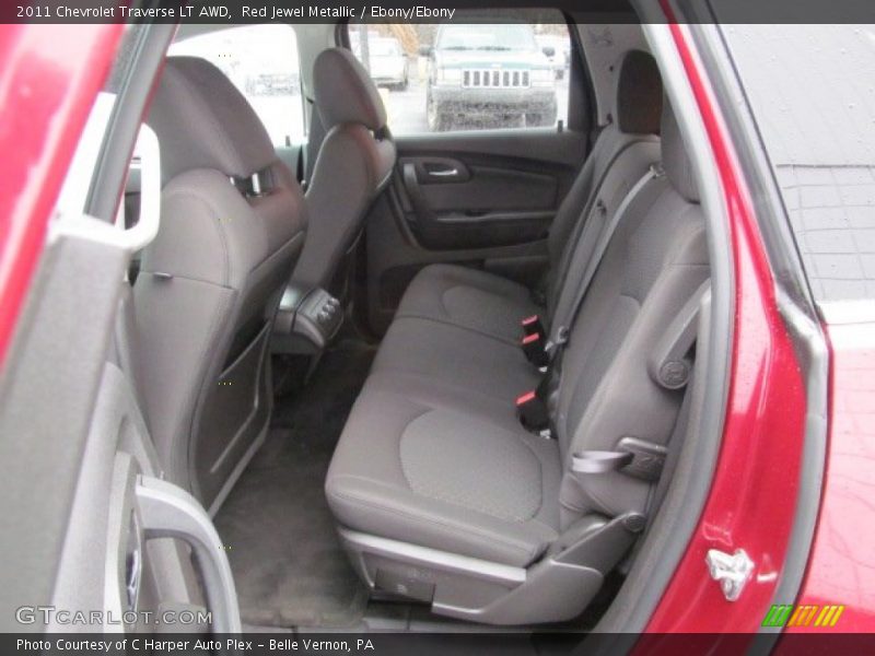 Red Jewel Metallic / Ebony/Ebony 2011 Chevrolet Traverse LT AWD