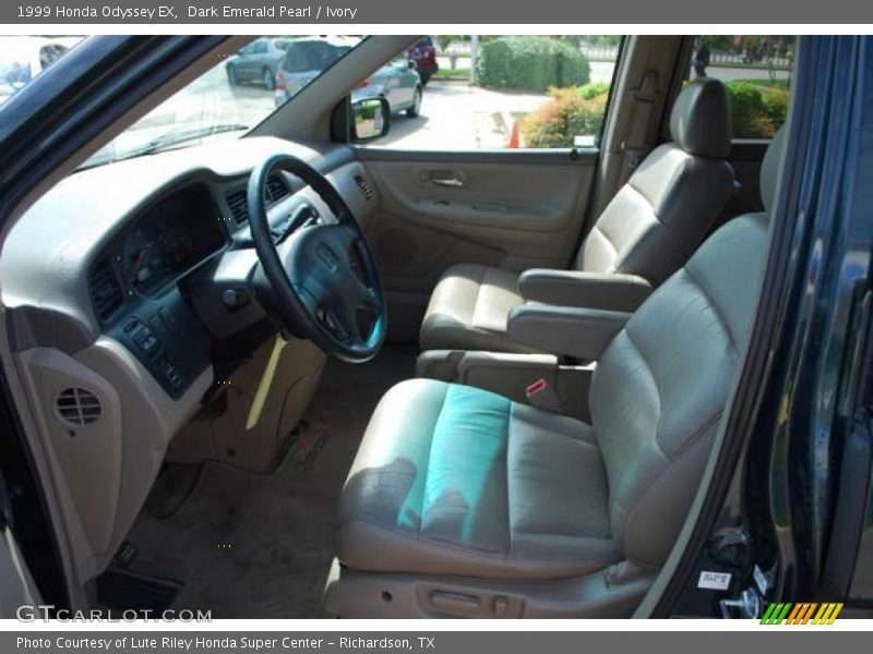 Dark Emerald Pearl / Ivory 1999 Honda Odyssey EX