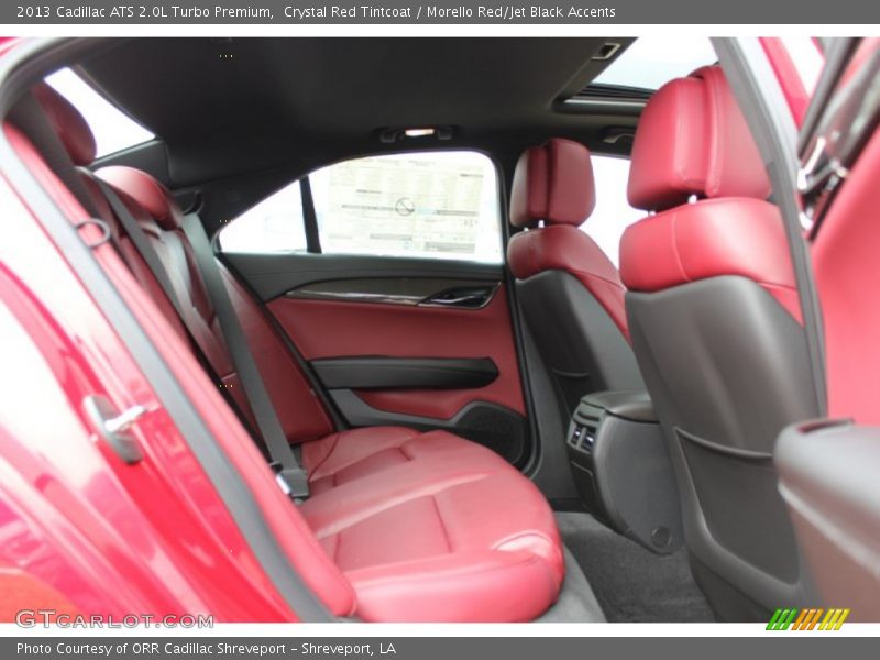 Rear Seat of 2013 ATS 2.0L Turbo Premium