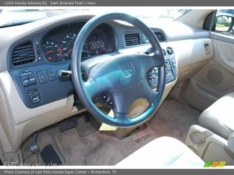 Dark Emerald Pearl / Ivory 1999 Honda Odyssey EX