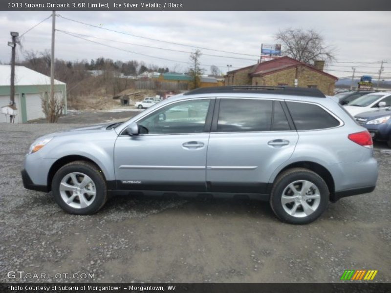 Ice Silver Metallic / Black 2013 Subaru Outback 3.6R Limited