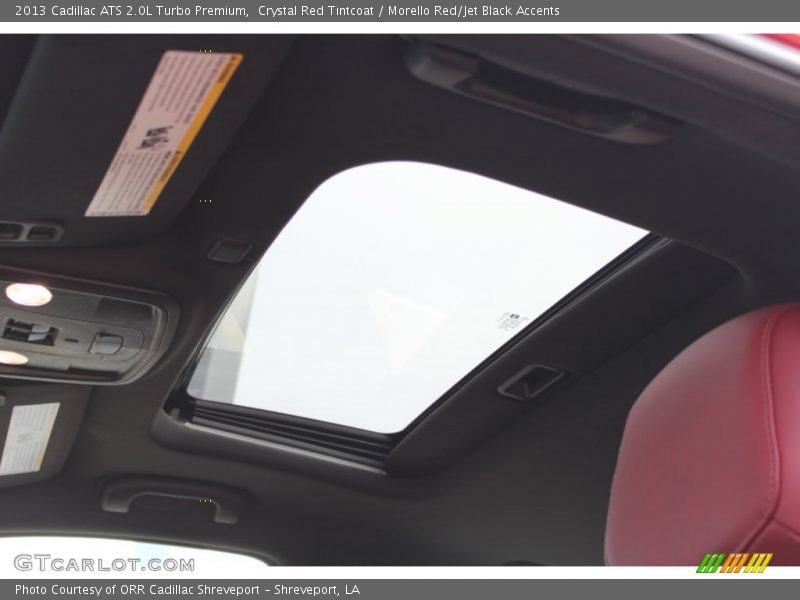 Sunroof of 2013 ATS 2.0L Turbo Premium