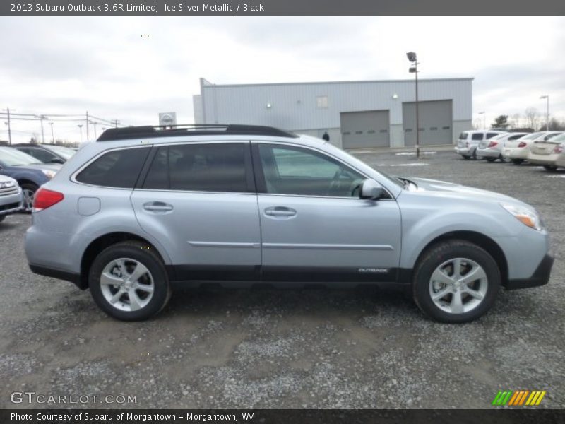 Ice Silver Metallic / Black 2013 Subaru Outback 3.6R Limited