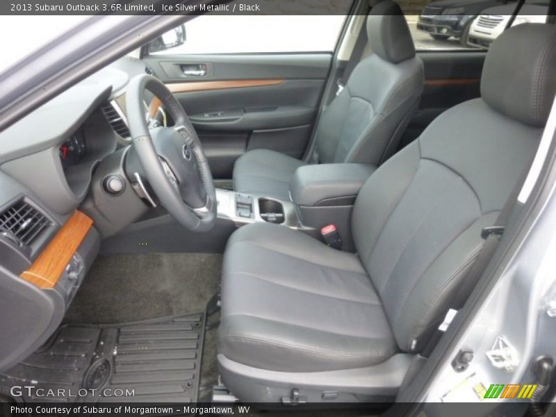 Ice Silver Metallic / Black 2013 Subaru Outback 3.6R Limited