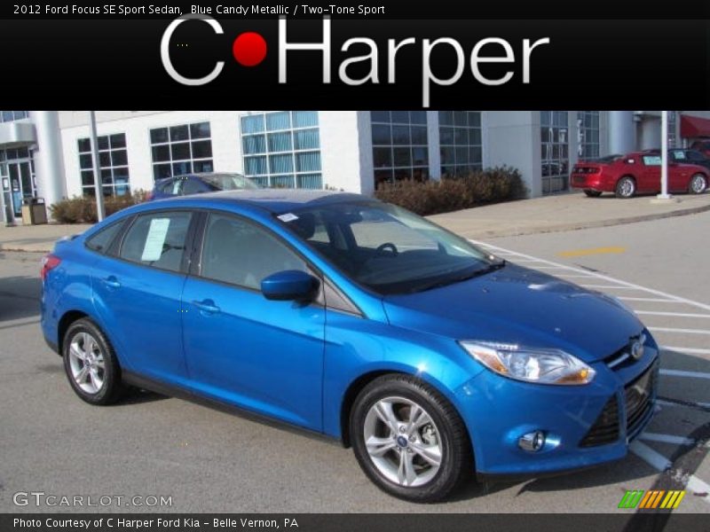 Blue Candy Metallic / Two-Tone Sport 2012 Ford Focus SE Sport Sedan