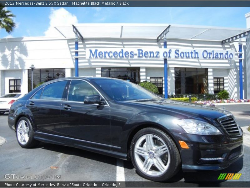 Magnetite Black Metallic / Black 2013 Mercedes-Benz S 550 Sedan