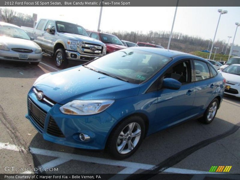 Blue Candy Metallic / Two-Tone Sport 2012 Ford Focus SE Sport Sedan