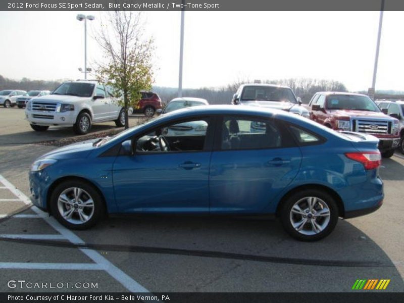 Blue Candy Metallic / Two-Tone Sport 2012 Ford Focus SE Sport Sedan