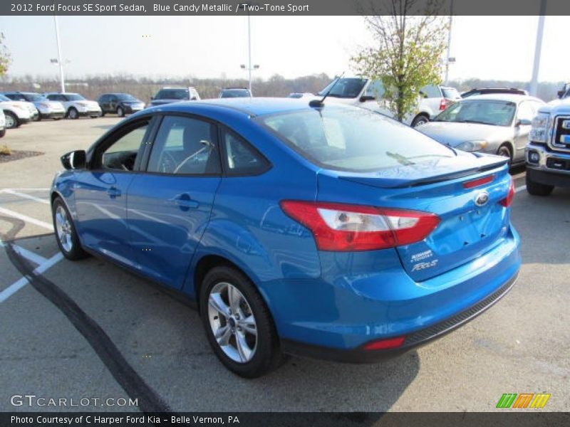 Blue Candy Metallic / Two-Tone Sport 2012 Ford Focus SE Sport Sedan