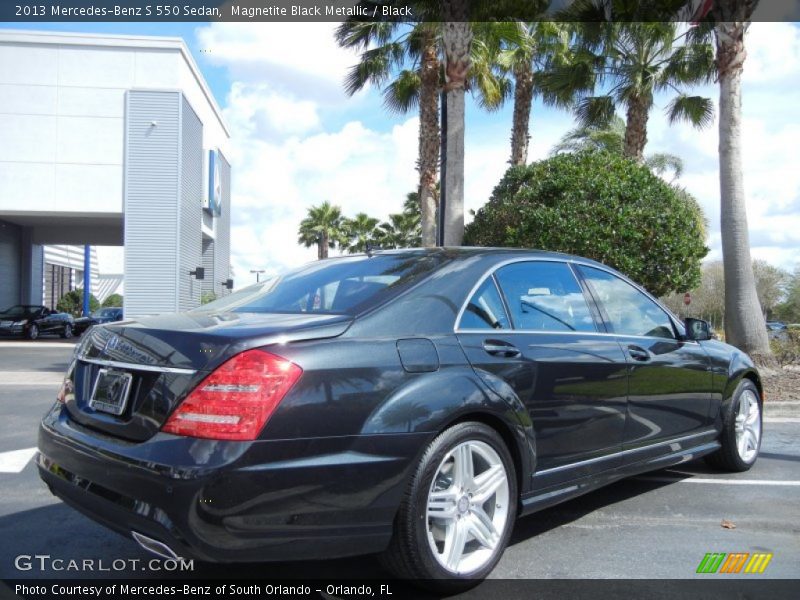 Magnetite Black Metallic / Black 2013 Mercedes-Benz S 550 Sedan