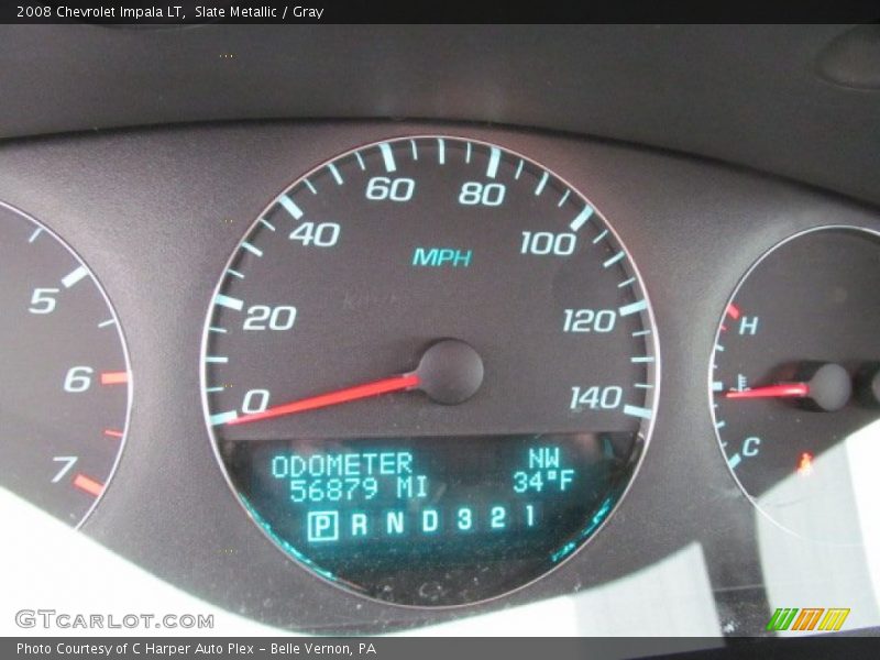Slate Metallic / Gray 2008 Chevrolet Impala LT