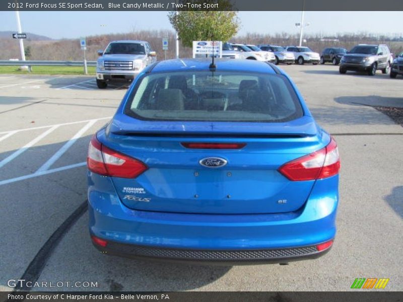 Blue Candy Metallic / Two-Tone Sport 2012 Ford Focus SE Sport Sedan