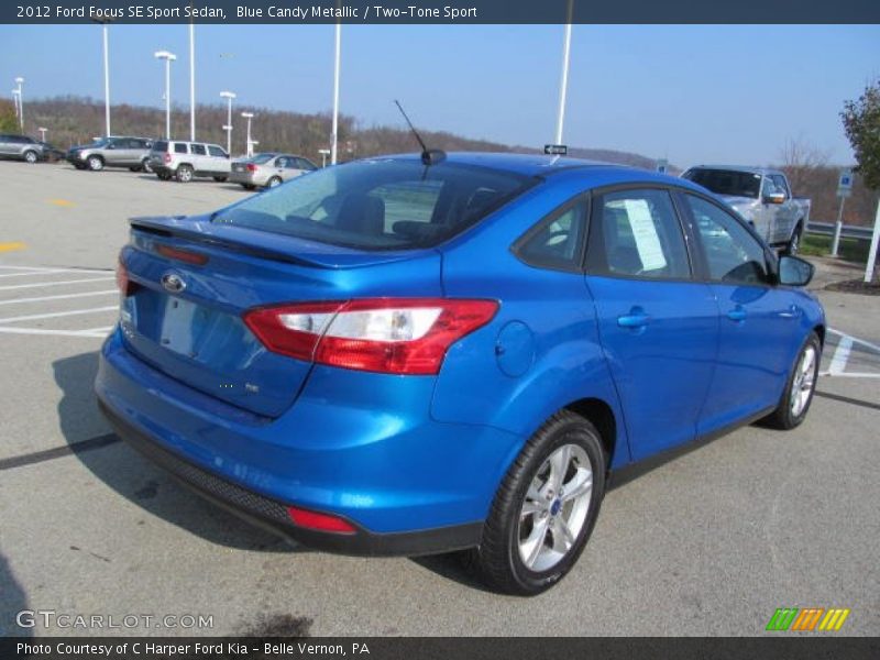Blue Candy Metallic / Two-Tone Sport 2012 Ford Focus SE Sport Sedan