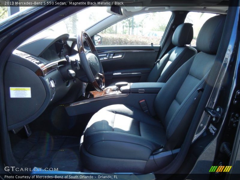 Magnetite Black Metallic / Black 2013 Mercedes-Benz S 550 Sedan