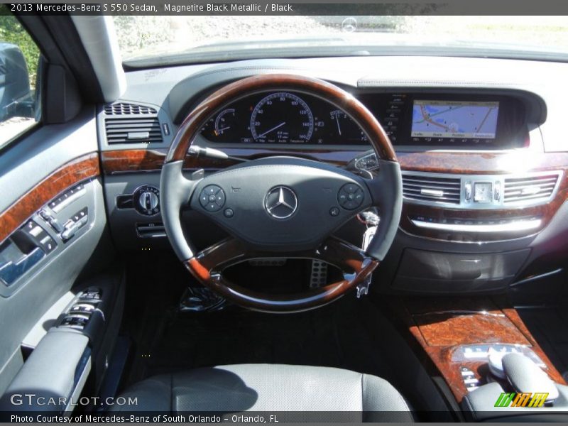 Magnetite Black Metallic / Black 2013 Mercedes-Benz S 550 Sedan