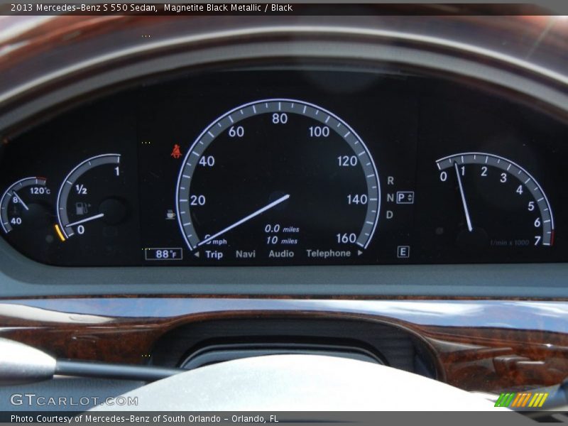  2013 S 550 Sedan 550 Sedan Gauges