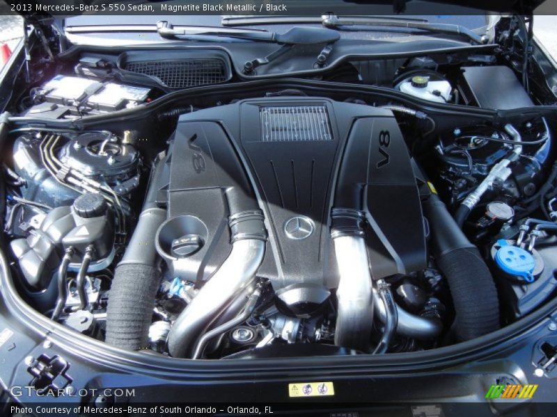  2013 S 550 Sedan Engine - 4.6 Liter DI Twin-Turbocharged DOHC 32-Valve VVT V8