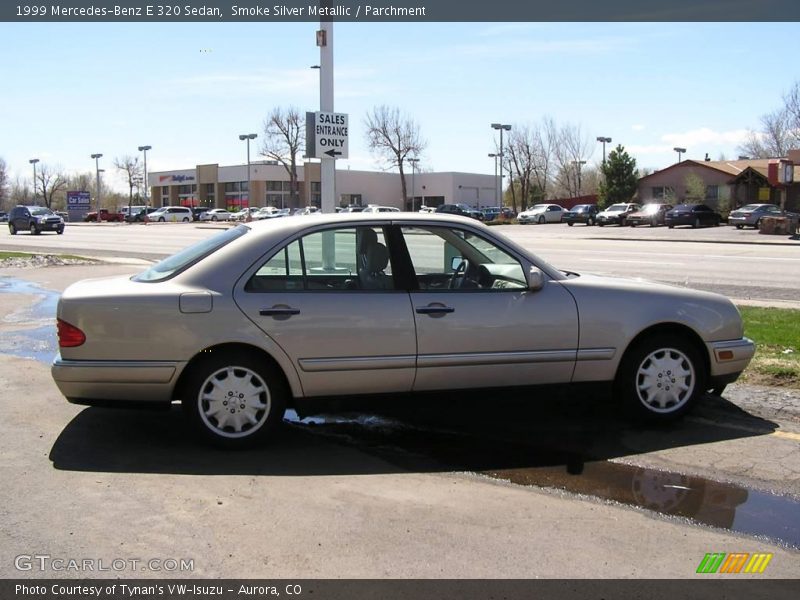 Smoke Silver Metallic / Parchment 1999 Mercedes-Benz E 320 Sedan