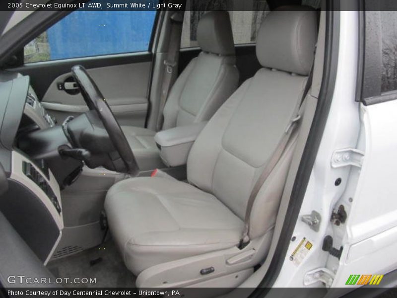 Front Seat of 2005 Equinox LT AWD