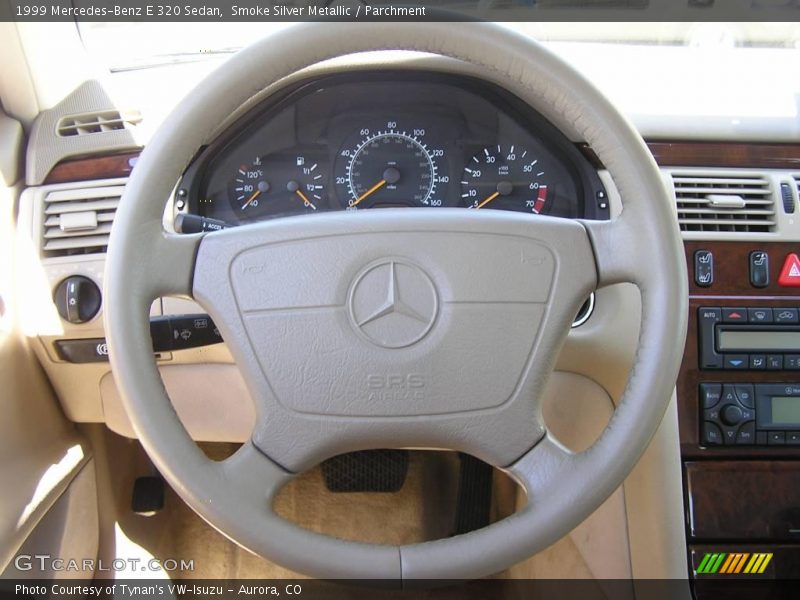 Smoke Silver Metallic / Parchment 1999 Mercedes-Benz E 320 Sedan