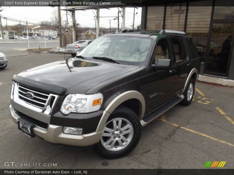 Dark Stone Metallic / Camel 2007 Ford Explorer Eddie Bauer