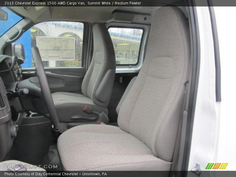 Summit White / Medium Pewter 2013 Chevrolet Express 1500 AWD Cargo Van