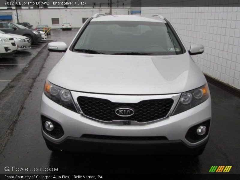 Bright Silver / Black 2012 Kia Sorento LX AWD