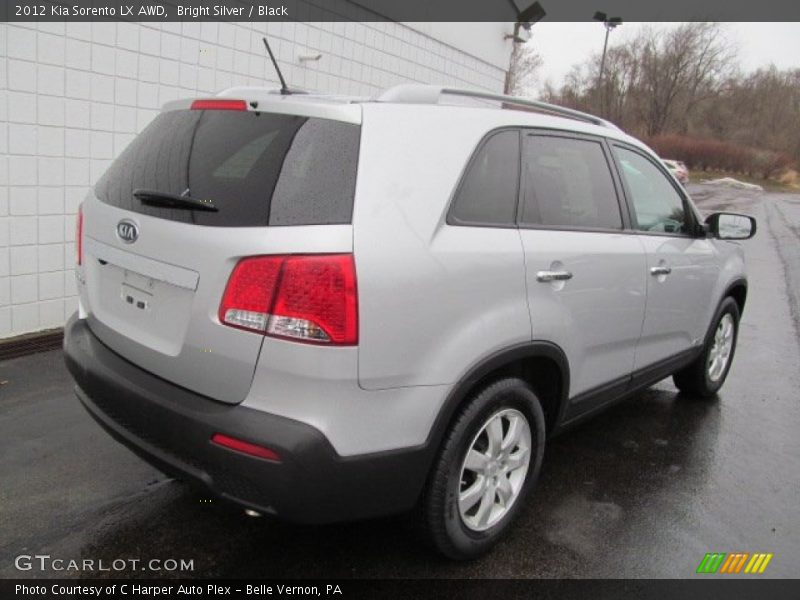 Bright Silver / Black 2012 Kia Sorento LX AWD