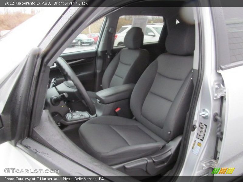 Front Seat of 2012 Sorento LX AWD